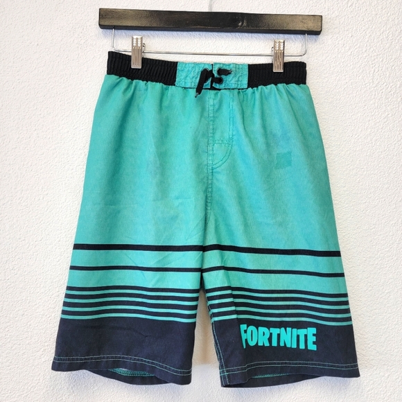 Boys Fortnite Swim Trunks - Picture 1 of 7